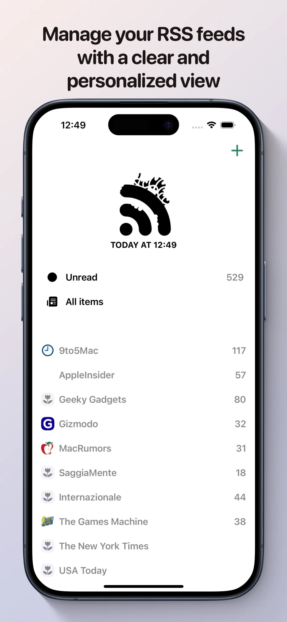 FeedPillar — iPhone App Store screenshot 1